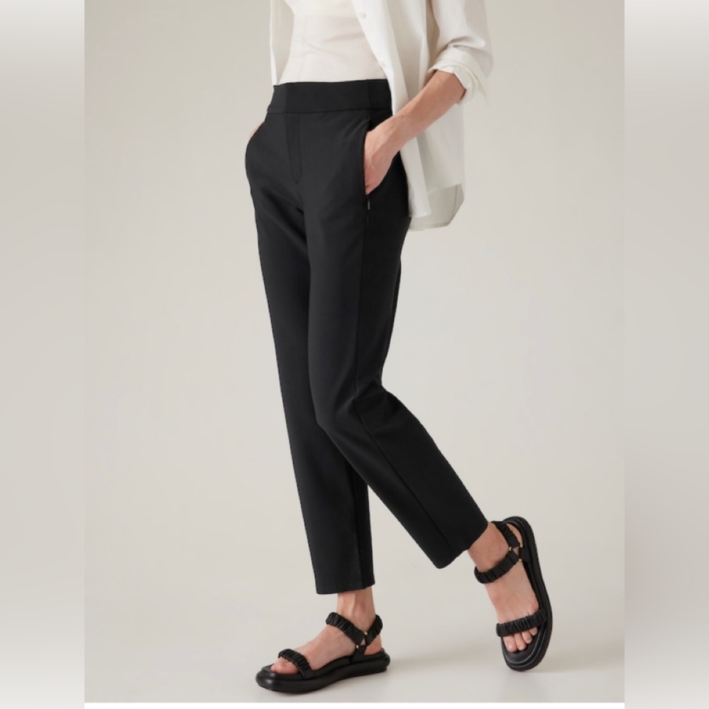 NWT Athleta Stellar Skinny Trouser Black 6